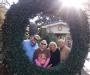 Larry, Carolyn, Joyce & Tommy decorate a wreath at Dollywood.